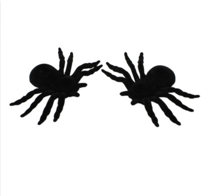 

Tootpado Spider Toy Tarantula Animal Toy for Kids 6.5 Inch - Pack of 2 Color Black (2FNS231)(Black)