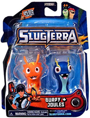 

Slugterra Mini Figure 2-Pack Burpy V1 & Joules [Includes Code for Exclusive Game Items](Multicolor)