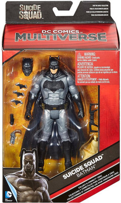 Mattel DC Comics Multiverse Suicide Squad Figure, Batman, 6"(Black)