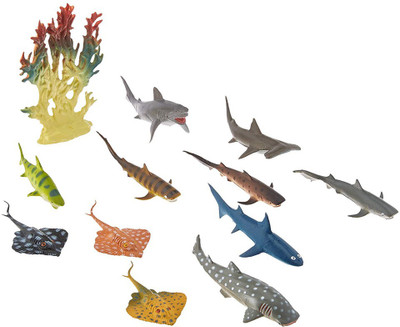 

Rhode Island Novelty 12 Piece Toy set in Clip Bag for Play on the GO(Multicolor)