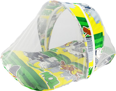 

Aayat Kids Luxury Bedding with Insects Protector Net X50 New Born Well Cushioned Crib(Fabric, Multicolor)