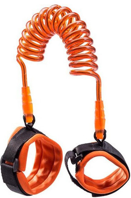 

ROQ Child Anti Lost Safety Wrist Link Harness Strap Rope Leash Walking Hand Belt for Toddlers, Kids(Orange)