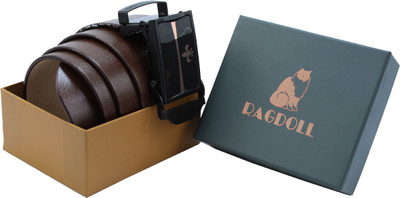 Ragdoll Men Brown Synthetic Belt