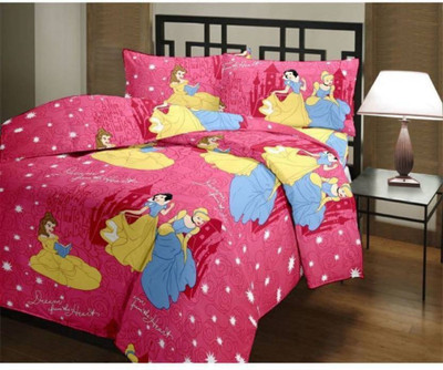 

pink star Cartoon  Dohar(Poly Cotton, Multicolor