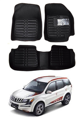 AYW Plastic 5D Mat For  Mahindra XUV(Black)