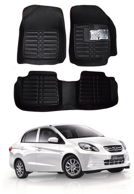 AYW Plastic 5D Mat For  Honda Amaze(Black)