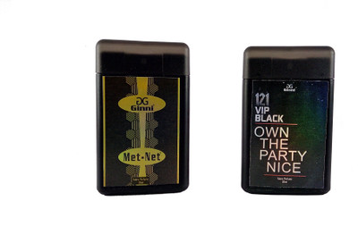 

LOGON Pocket Deo VIP Black & Met-Net Deodorant Spray - For Men & Women(40 ml, Pack of 2)