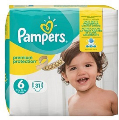 

Pampers 6 - S - M(31 Pieces)