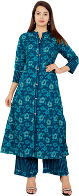 Myaza Women Kurta and Palazzo Set