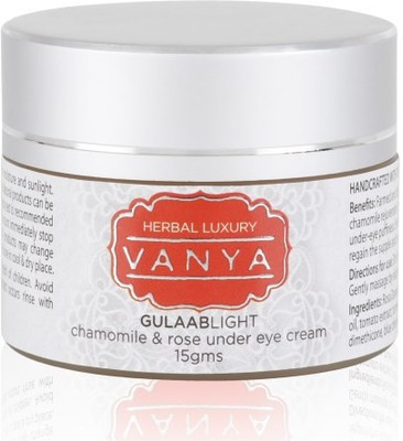 

Vanya Gulaab Light - Chamomile and Rose under eye cream(15 g)