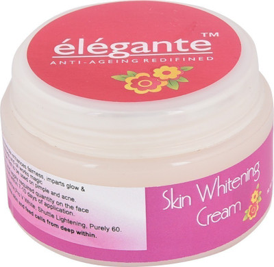 

EleganzaIndia Skin Whitening Cream Rich in Vitamins A, C and D with Pro-V White(50 g)