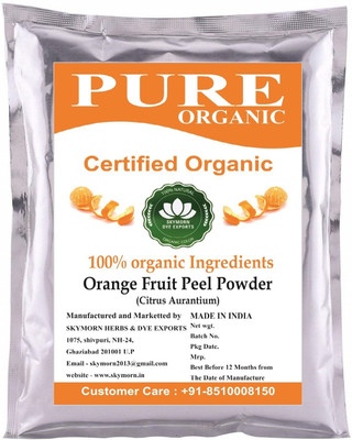 SkyMorn Pure Organic Orange Peel Powder For Glowing Face Pack(200 g)
