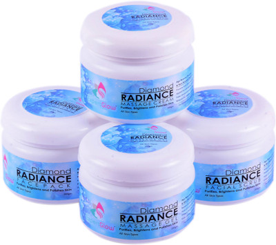 

ExpertGlow Diamond Radiance Eco Facial Kit Set Of 4 800g 800 g(Set of 4)