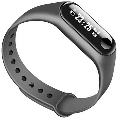 

LIFEMUSIC Sensor Fitness Band Smart Black Wristband /Sleep Monitor Smartband Fitness Band(Black, Pack of 1)