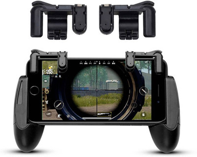 

BUY SURETY Pubg Gamepad Joystick and Trigger Fire Button Assist Tool Compatible with All Android Mobile Sensitive Shoot/aim Buttons L1 R1 Trigger Mobile Game Controller Gaming Accessory Kit(Black, For Android)