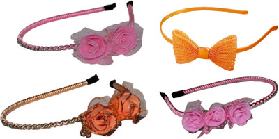 

CHANDA Combo of Multi Color Floral Hairbands Hair Band(Multicolor)