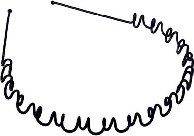 RAV ZigZag Wave Hairband (UNISEX) Hair Band(Black)