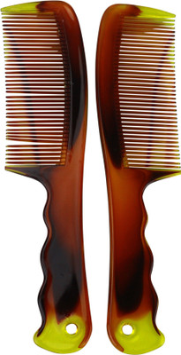 

ZEVORA Set Of 2 Premium High Quality Comb With Handle