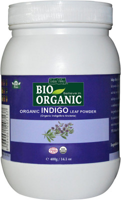 

Indus Valley Organic and Natural Indigo Powder - Bulk Jar Pack(400 g)