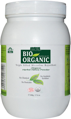 

Indus Valley Bio Organic Herbal Henna Powder - Bulk Pack(500 g)