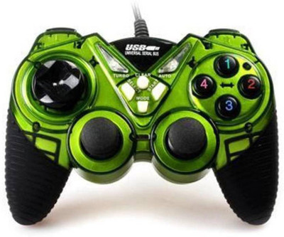 

Deals Destination Double Shock Controller Gaming Joystick(Green, For PC)