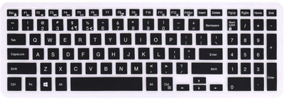 

Dorca Silicone Cover Fit for 15 3000,5000,5558,15 N3542,i3541,15-3552,15-5545,15-5547,15-5548,17-5748,17-5759,15 3558 Laptop Keyboard Skin(Black)