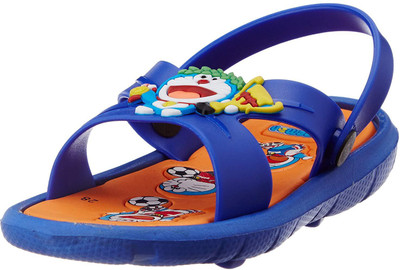 

doraemon Boys & Girls Sling Back Strappy Sandals(Blue, Blue orange