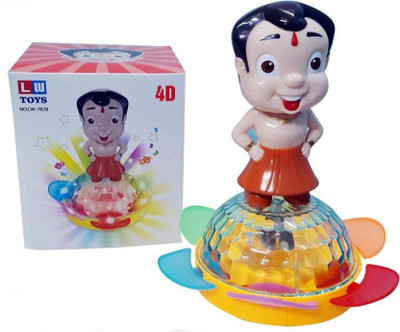 

F Z COLLECTIONS Dancing Flower CHOTTA BHEEM With Music and 3D Lights For Kids(Multicolor)