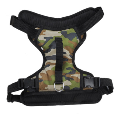 

Skora Padded Army Design Heavy Quality Poly-Cotton Easy Fit Adjustable Reflective Breathable Soft Mesh Harness for Dogs -  (Chest Size : 25-28Inch) Dog Training Harness(, green