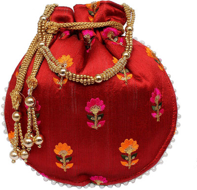 

waymore embroidery Potli For women Potli(Red)