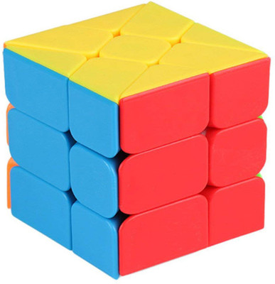 

Kiditos YJ Windmill Cube 3x3 Shape Mod Twisty Puzzle Stickerless Cube(1 Pieces)