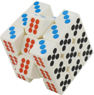 

TALKING GANESHA New Stickerless Dice Rubik's Cube 3x3x3 - Multicolor(1 Pieces)
