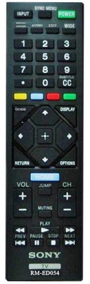 

Sony Led/Lcd/Bravia 3D Smart Tv (Works With all S.O.N.Y Tv) Universal Remote Controller(Black)