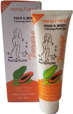 

Heng Fang Papaya face & body cleansing scrub gel 100ml Scrub(100 ml)