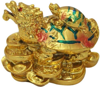 

Ripe India Ripe India Dragon Tortoise Multicolor Decorative Showpiece - 6 cm(Polyresin, Multicolor)