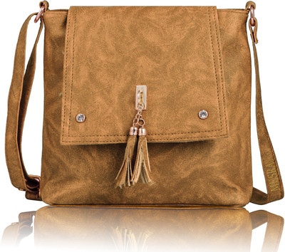 

MUSRAT Girls Casual Green PU Sling Bag