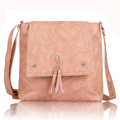 

MUSRAT Girls Casual Orange PU Sling Bag