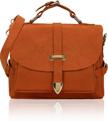 

Kleio Women Casual Tan PU Sling Bag
