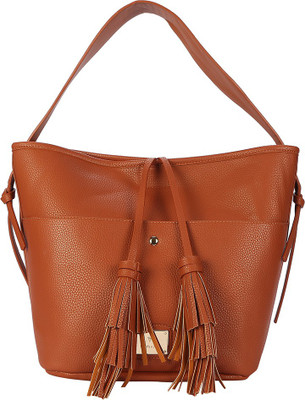 

Van Heusen Women Casual Brown PU Hand-held Bag