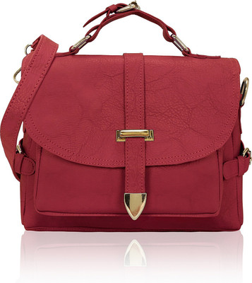 Kleio Women Casual Red PU Sling Bag