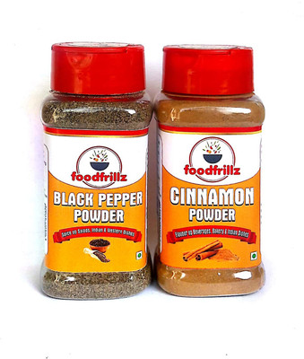 

foodfrillz Black Pepper Powder & Cinnamon Powder(2 x 85 g)