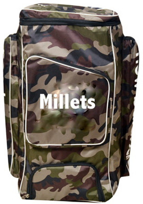 

MILLETS Limited Edition NB Cricket Kit Bag,Backpack only-Large(With-Shoe Compartment)(Multicolor, Backpack, Army;blue;grey;orange