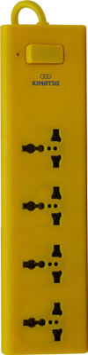 

Kimatsu Spike Guard 4+1 power strip with master switch and inbuilt MOV technology to protect against voltage fluctuations 4 Socket Surge Protector(Yellow)