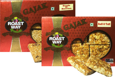 

Roast Way Roasted Seeds & Berries and Ruff & Tuff Gajak (2X200 gram)(0.4 kg, Box)