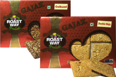 

Roast Way Roasted Gulkand and Double Mazza Gajak (2X200 gram)(0.4 kg, Box)