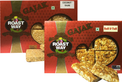 

Roast Way Roasted Coconut and Ruff & Tuff Gajak (2X200 gram)(0.4 kg, Box)
