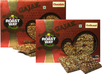 

Roast Way Roasted Chocolate and Gulkand Gajak (4X200 gram)(0.8 kg, Box)