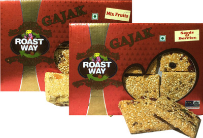 

Roast Way Roasted Mix Fruits and Seeds & Berries Gajak (2X200 gram)(0.4 kg, Box)
