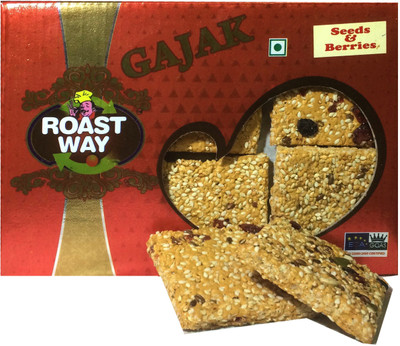 

Roast Way Roastway Foods Special Seeds & Berries Gajak Weight 500 Gram(500 g, Box)