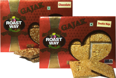 

Roast Way Roasted Chocolate and Double Mazza Gajak (4X200 gram)(0.8 kg, Box)
